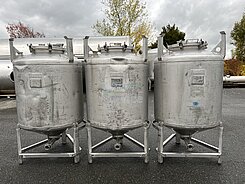 Edelstahlbehälter Edelstahlcontainer 500 Liter