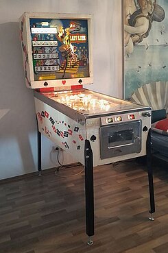Flipper Pinnball, alter Spielautomat 