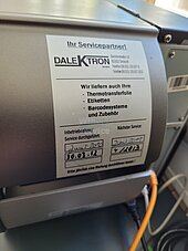 Bild 3 Etikettendrucker TT Dalektron