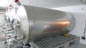 Bild 3 480 Liter Lagertank/ Weintank liegend aus V2A