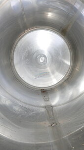Bild 9 3.450 Liter Lagertank rund liegend aus V2A 