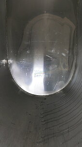 Bild 3 1.300 Liter Tank, Lagertank, Weintank lang, oval, liegend aus V2A
