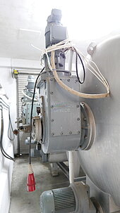 Bild 6 RIEGER Lagertank-Drucktank aus V2A,Paddel m. Abstreifer,Kühlung 