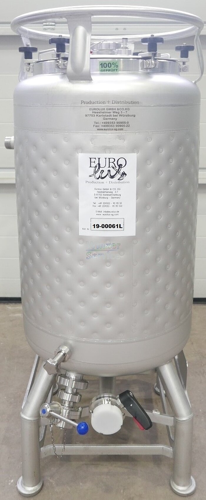 Bild 1 200-1000 Liter Biertanks/ Drucktanks mit Kühlmantel 2,0 bar NEU