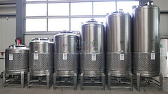 Lagertank / Biertank / Drucktank mit Kühlmantel 800 – 2000 Liter 