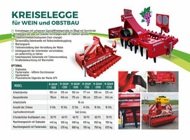 Bild 8 Kreiseleggen für Wein,- und Obstbau Minos Agri M-DRAM