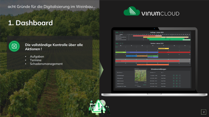 VinumCloud - Digitalisierung im Weinberg