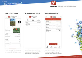 Bild 1 Notatum - die App zum Wiederfinden - das digitale Vergissmeinnicht