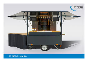 Bild 1 Weinausschankwagen "SMALL" Little Tim  (2,40 mtr. - max. 4,00 mtr.)