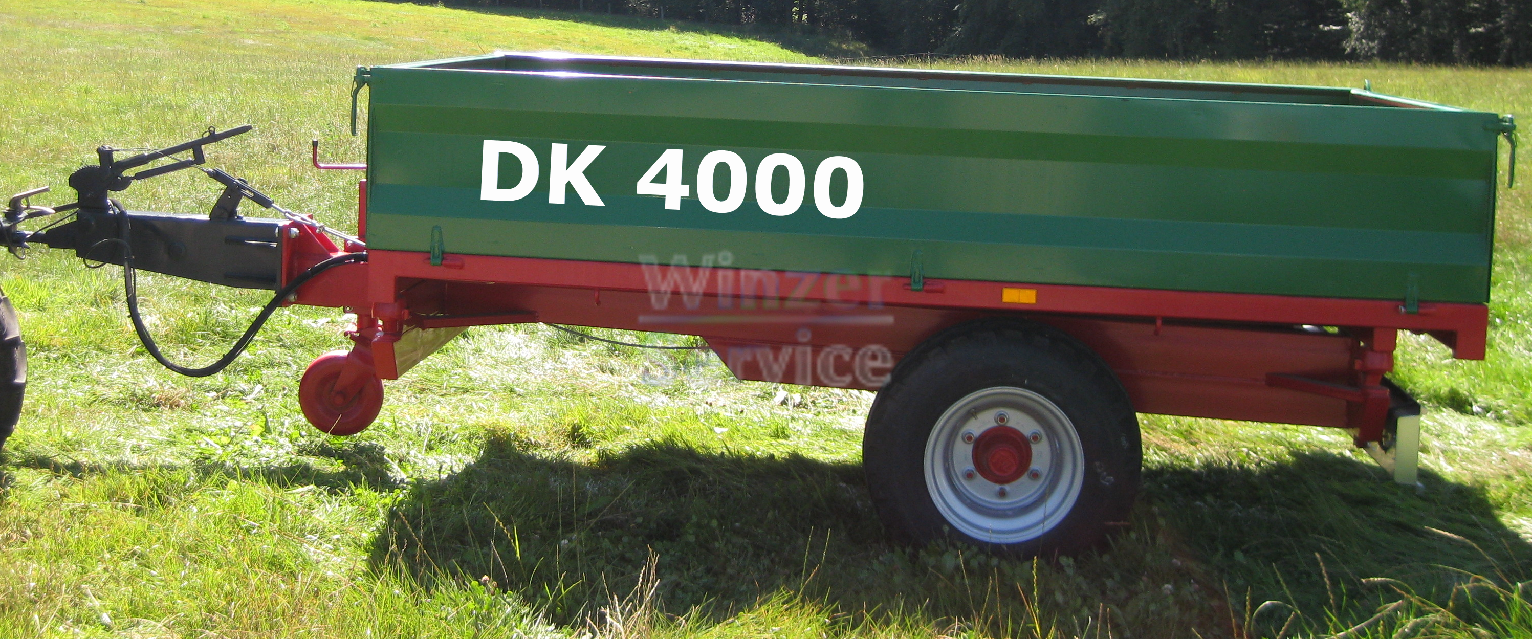 Dreiseitenkipper DK 4000 A, auflaufgebremst