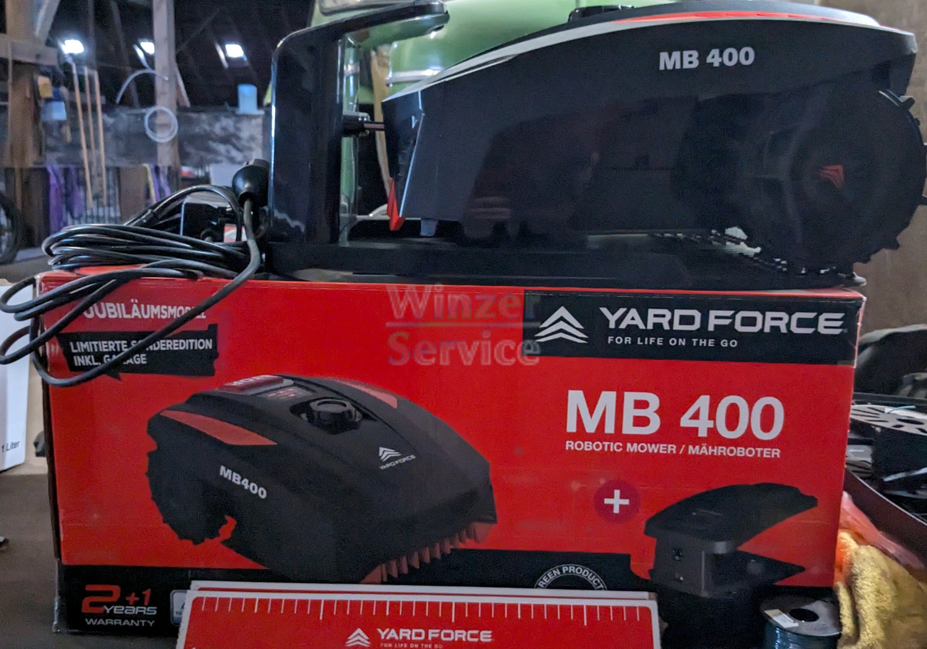 Yard Force MB400 Jubiläumsmodell Mähroboter