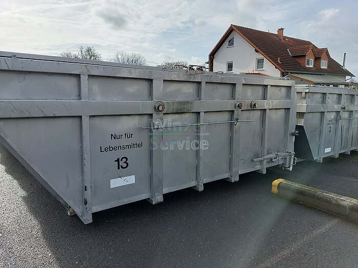 Bild 1 Traubentransport Container aus Edelstahl