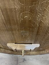 Bild 2 Neues Ovales Weinlagerfass mit 2450 Liter Inhalt
