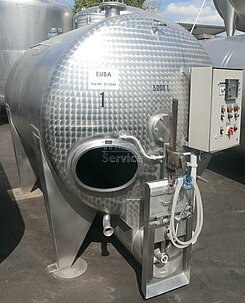 RIEGER VinoTop-Druck-Fermenter 5.000 Liter mit Kühlpaddel in V2A