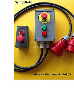Funkfernsteuerung Drehstrom 400 Volt/16 A. - Tischsender/100 Mtr.