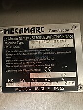 Bild 6 MECAMARC Selbstklebeetikettiermaschine Opti Meca