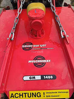 wenig gebrauchten Sauerburger Mulcher GM1400 BJ 17