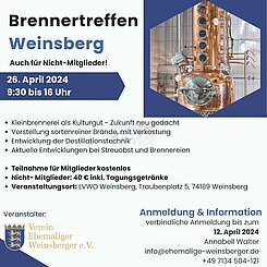 Brennertreffen Weinsberg am 26. April 2024
