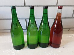 Frankenwein in Literflaschen 