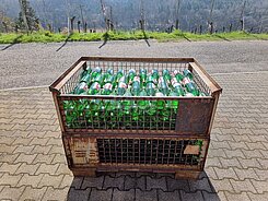 1-Liter-Schlegelflaschen sortenrein (grün oder weiß)