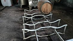 Fasslager Metall für 225l Holzfässer Holzfass Weinfass Weinfässer