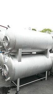Bild 6 500 Liter Lagertank mit Doppelstock liegend aus V2A